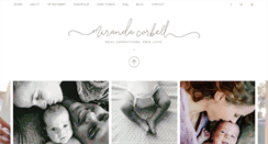 Desktop Screenshot of mirandacorbellphotography.com
