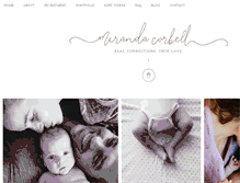 Tablet Screenshot of mirandacorbellphotography.com